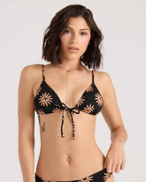 Women's Bright & Sol Tie Front Triangle Top