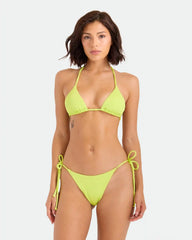 Women's Pucker Up Tie Side Teeny Bikini Bottom