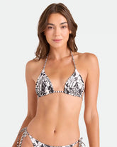 Women's Hibiscus Diamond Reversible Triangle Top