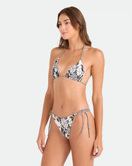 Women's Hibiscus Diamond Reversible Triangle Top