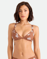 Women's Coco Retro Bloom Banded Triangle Top