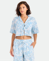 Women's Tied Up Crop Shirt