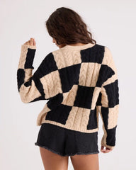 Women's Check You Sweater