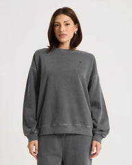 Women's Stone Soft Crew