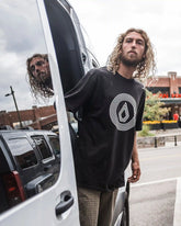 Men's Circle Split Short Sleeve Tee