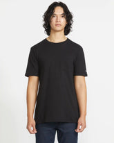 Men's Solid Short Sleeve Tee Pocket Tee