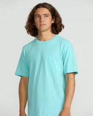 Men's Solid Short Sleeve Tee Pocket Tee