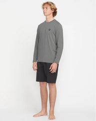 Men's Oval Track Loose Long Sleeve Surf Tee