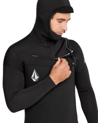 Men's 4/3MM Hooded Chest Zip Full Wetsuit