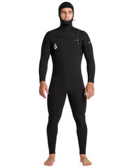 Men's 4/3MM Hooded Chest Zip Full Wetsuit