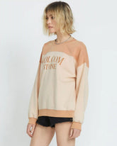 Women's Stone Blocked Crew
