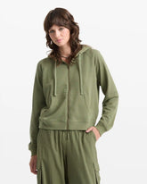 Women's Lived In Fleece Zip Hoodie