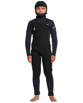 Kids' Big Boys' 5/4MM Hooded Chest Zip Full Wetsuit