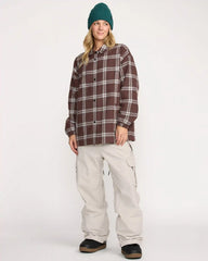 Women's Ins Riding Flannel Jacket
