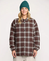 Women's Ins Riding Flannel Jacket