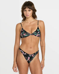 Women's Dream In Bloom Twist V Neck Bikini Top