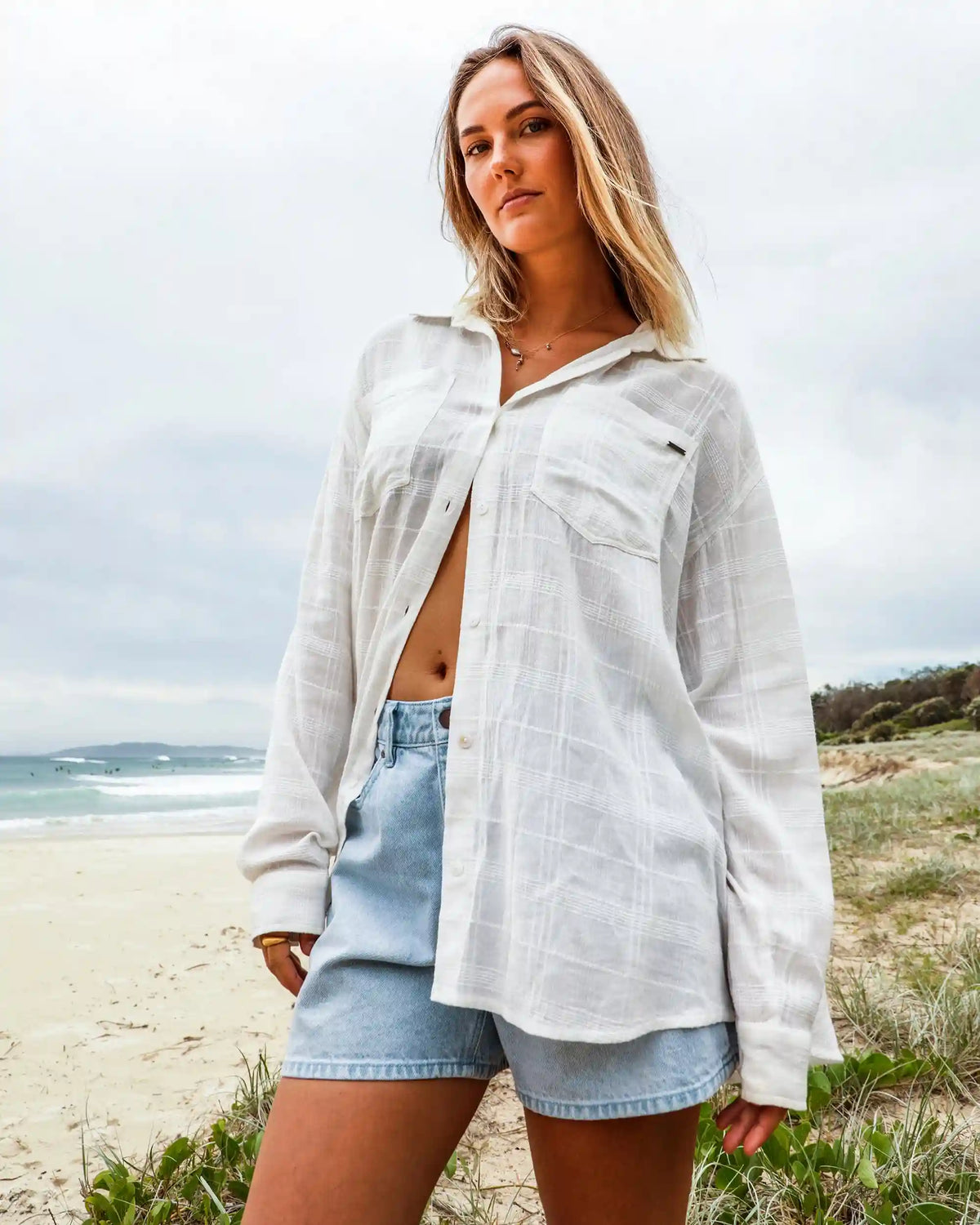 Women's Lived In Button Up 2