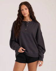 Women's Lived In Fleece Henley