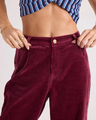 Women's Relaxed Pull On Cord Pants