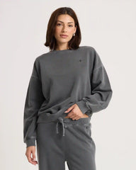 Women's Stone Soft Crew