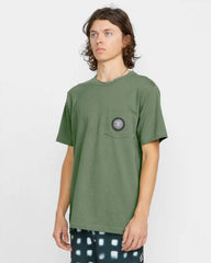 Men's Woven Label Pocket Tee