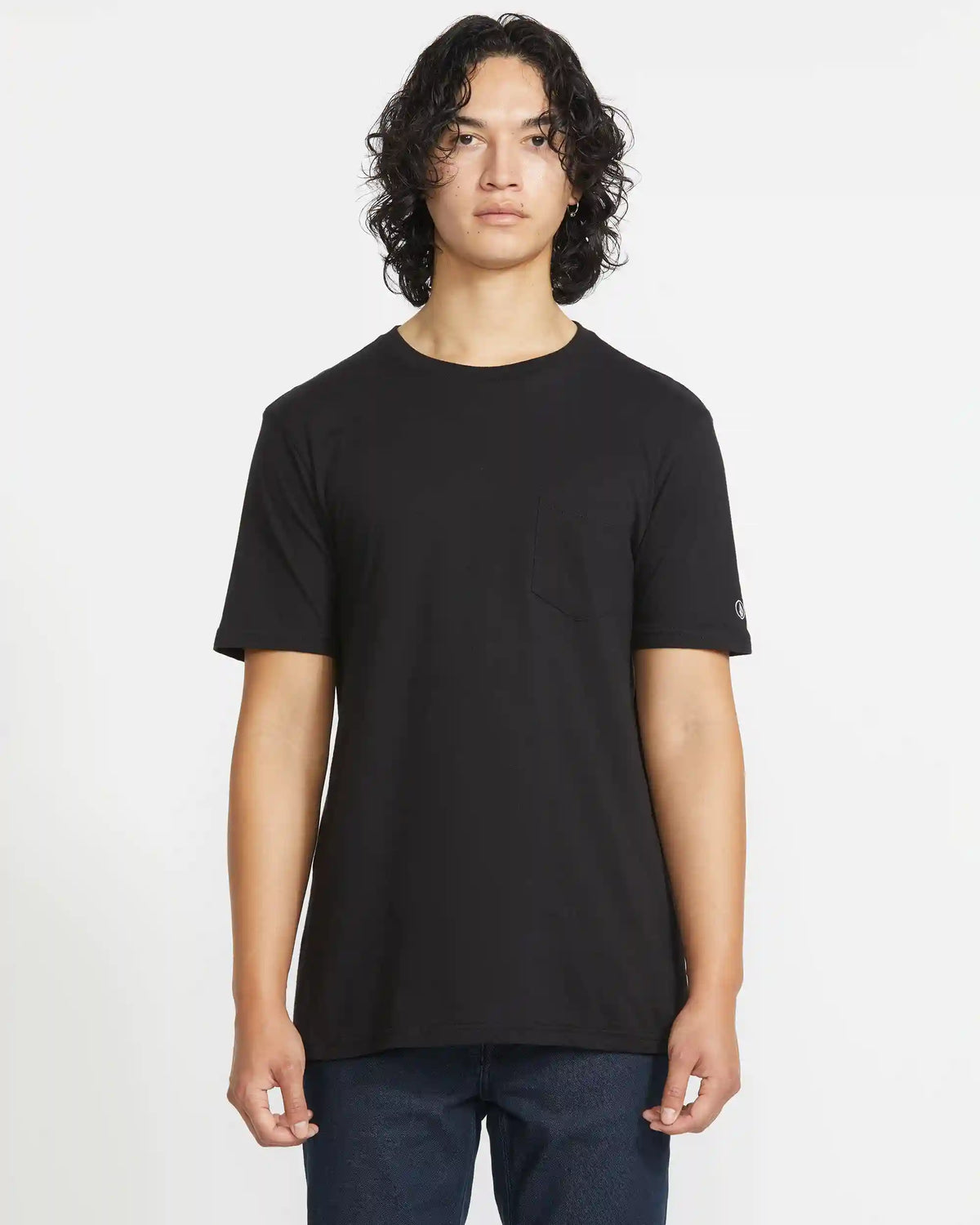 Men's Solid Short Sleeve Tee Pocket Tee
