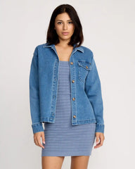 Women's Stoned BF Shacket