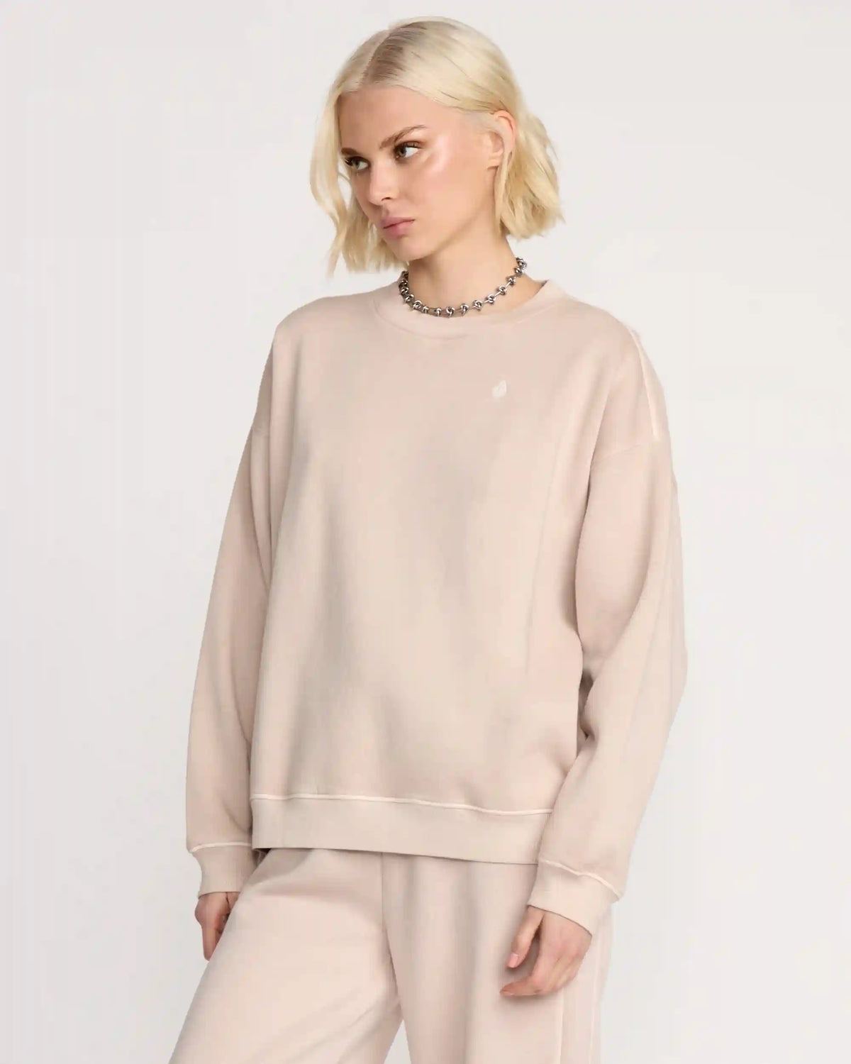Women's Stone Soft Crew