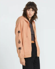 Women's Stone Art Up Zip Hoodie