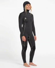 Women's 5/4MM Modulator Chest Zip Hooded Full Wetsuit