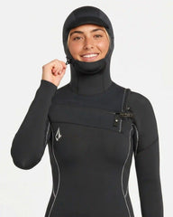 Women's 4/3MM  Modulator Chest Zip Hooded Full Wetsuit