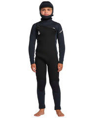 Kids' Big Boys' 5/4MM Hooded Chest Zip Full Wetsuit