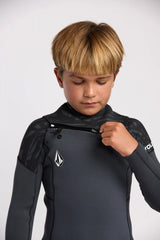 Kids' Big Boys' 3/2MM Modulator Chest Zip Full Wetsuit