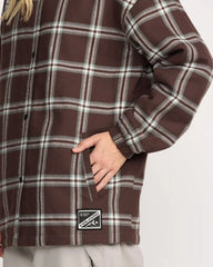 Women's Ins Riding Flannel Jacket