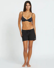 Women's Simply Solid Front-Tie Boardshorts